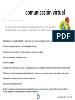 Reglas de Comunicación Virtual Tutor Daniel Conde