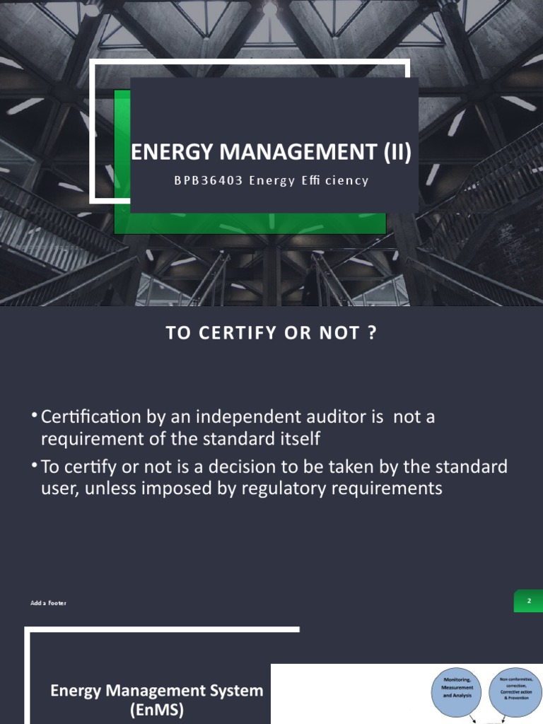 Energy Management System Overview | PDF | Energy Management | Policy