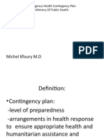 Emergency Health Contingency Plan DR Kfuri