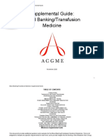 Blood Banking/Transfusion Medicine Supplemental Guide