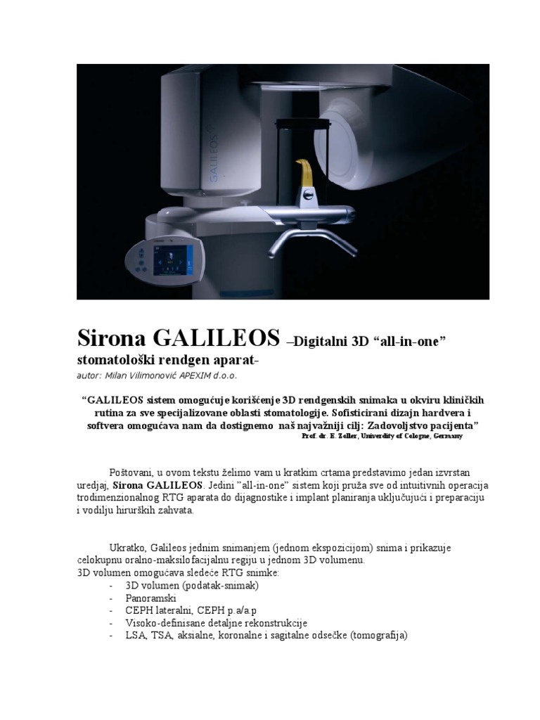 Sirona GALILEOS PDF
