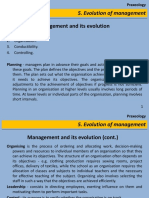 5 - Evolution of Management