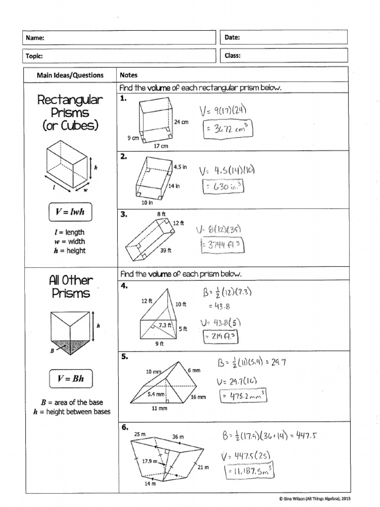 0001 Geometry Notes PDF