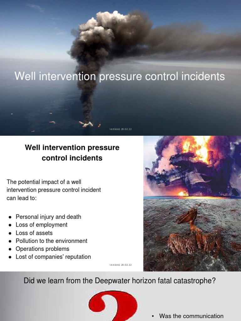 Well Intervention Pressure Control Risks | PDF