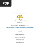 Download Target Costing_MAC Report by Srikanth Kumar Konduri SN64583067 doc pdf