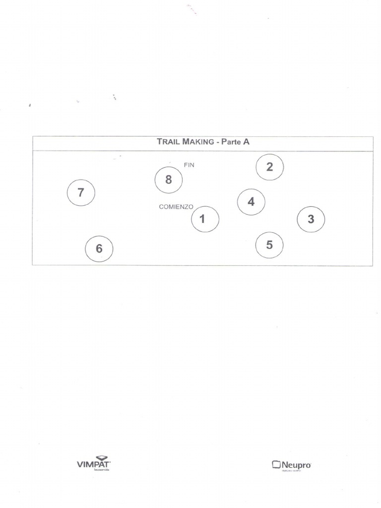 TMT A y B Protocolo | PDF