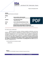 Carta #014 - Lareca 2020 - Solicita Ampliación Excepcional de Plazo