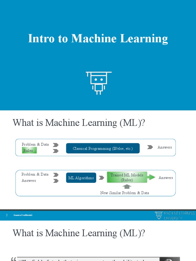 MLA CV Lecture1 2 ML Definition Lifecycle Jargon | PDF | Machine ...