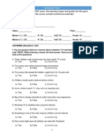 Intermediate Sample Pop Exam Paper 1