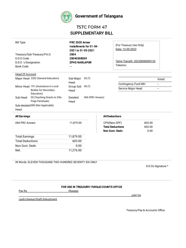Ifmis telangana pdf service industries business