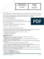 Lycée Pilote Bourguiba Devoir de Contrôle N°1 Classes: 4° Maths