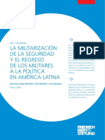 LA MILITARIZACION DE LA SEGURIDAD