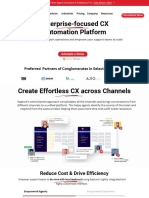 Kapture CX Homepage Wireframe