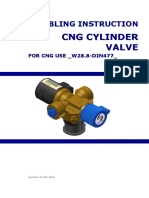 Assembling instruction tank valve CNG