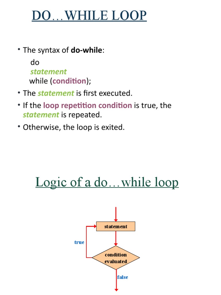 Do While and Nested Loop | PDF