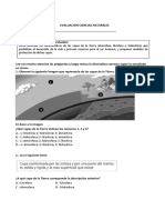 EVALUACION FORMATIVA1 CIENCIASNATURALES CURSOS6añosAB OA16 17 6AÑOSAB