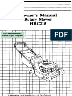 Honda Lawnmower Manual