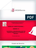 Semana N°10 Derecho Constitucional