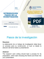 Sesión 1.1 Pasos Investigación