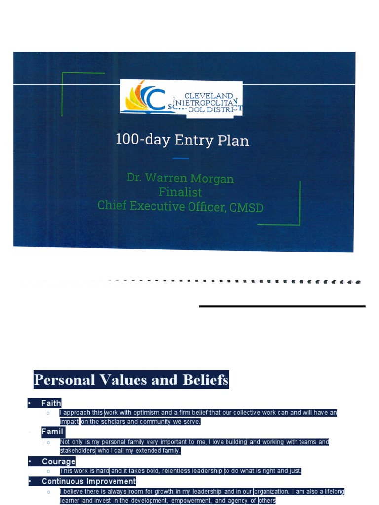 dr-warren-morgan-s-100-day-plan-for-cmsd-pdf-cognition-learning