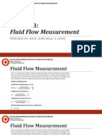 Module 3 - Fluid Flow Measurement