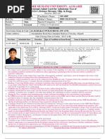 Aligarh Muslim University, Aligarh: Provisional Admit Card For Admission Test of S.S.S.C. (Science Stream) / Dip. in Engg