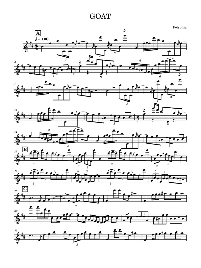 Polyphia Guitar Tab Sheet | PDF