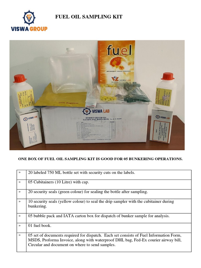 FO Sampling Kit Packing List 2022 PDF