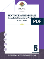 5to. Año de Educación Secundaria Comunitaria Productiva