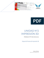 U2 - Modulo 2 - Proceso de Impresión 3D 
