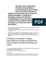 El Educador Debe Estar A Disposición Del