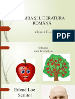 Limba Și Literatura Română: Clasa A II-a