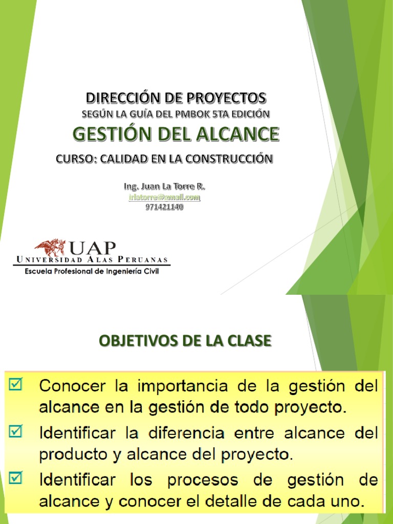 Gestión de Proyectos según PMBOK 5ta Ed. | PDF | Gestión de proyectos ...