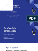 Teorías de La Personalidad