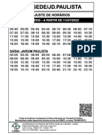 N11-Sede Jardim Paulista (Horários Du 11.07.2022)