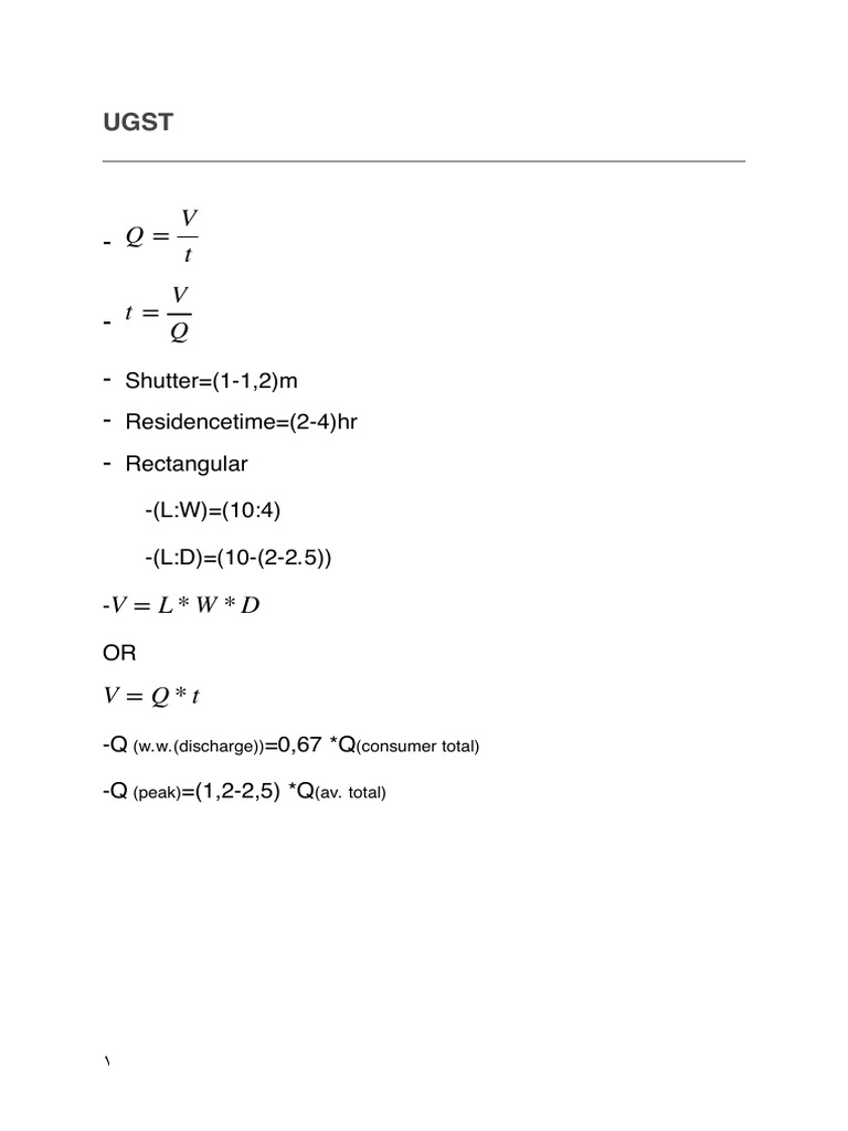 قوانين التريتمت | PDF | Unit Operations | Environmental Engineering