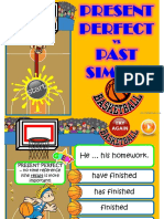 PRESENT PERFECT Vs PAST SIMPLE - Basketball Game