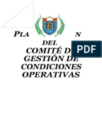 Plan de Trabajo Del Comité de Gestiónes Operativas