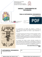 Clase Iv. Instrumental Topográfico