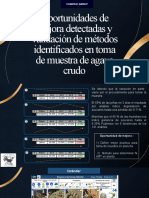 Oportunidades Identificadas en Toma de Muestra de Agave Crudo V2