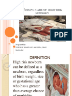 High Risk in Newborn