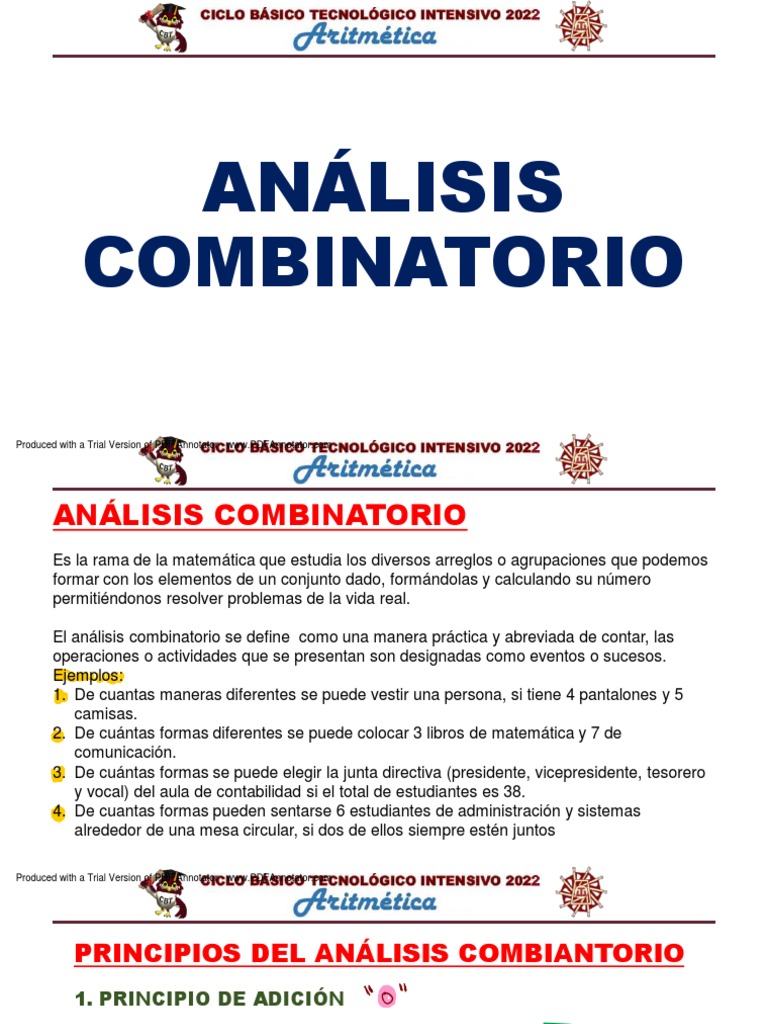 Analisis Combinatorio C-2 | PDF