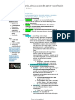 Clase 6 - Testimonio, Declaración de Parte y Confesión