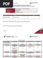 Colegio de Bachilleres Del Estado de Tamaulipas Planeación Por Secuencias Didácticas: Tecnologías de La Información y Comunicación