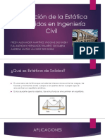 Aplicación de La Estática de Solidos en Ingeniería