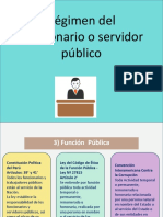 Clase 5 Régimen Del Funcionario o Servidor Público PDF