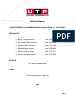 TAREA ACADÉMICA 1 - TEORÍA GENERAL DEL PROCESO (GRUPO 8)