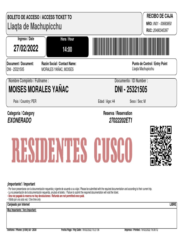 Boletos Local | PDF