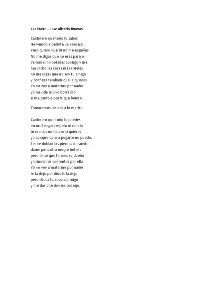 Letra Canciones PDF