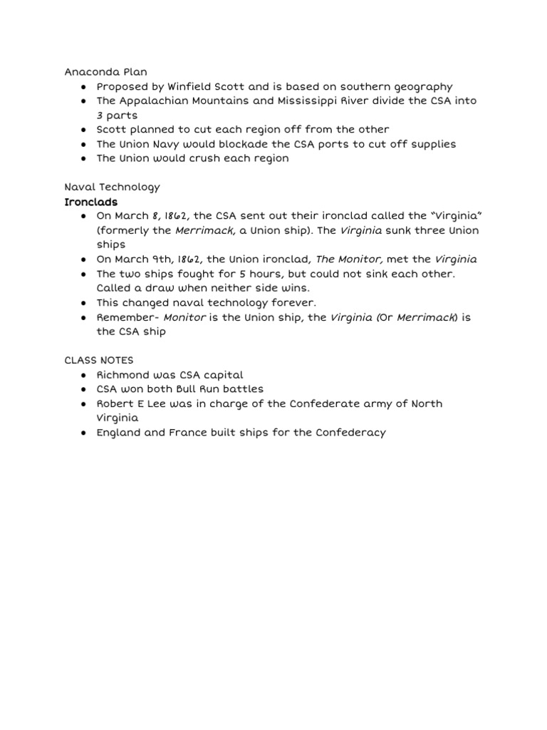 Anaconda Plan | PDF